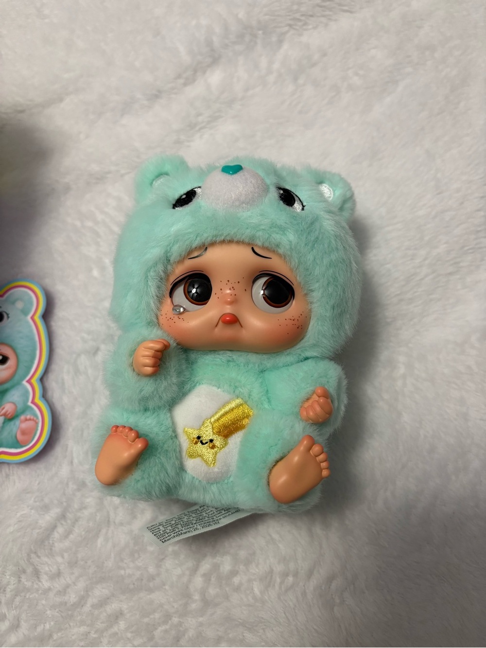 Sad Baby Care Bears Keyring